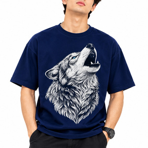 Camisetas con estampado gráfico 100% algodón unisex, 300 GSM, impresión en relieve para hombres y mujeres, pedidos de ropa personalizada, fabricante mayorista OEM ODM - Product Image 1