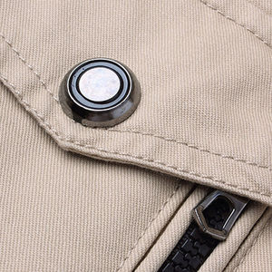 Custom Made Logo Canvas <b>Winter</b> Front Bomber <b>Jacket</b> for Men-High Quality Regular Size <b>Cheap</b> Price - Product Image 3