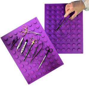 Sterilization Magnetic <b>Mats</b> Drapes 30 cm X 40 cm Magnets <b>Silicone</b> Rubber Flexible Non-Slip Autoclavable Surgical Manual - Product Image 3