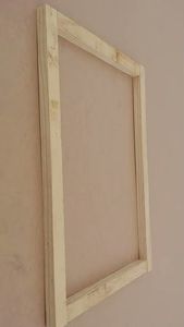 H a CRAFT Eco-Friendly Wood Painting <b>Frame</b> with Full Color Print Modern <b>Design</b> Rectangle Shape Vertical Orientation <b>Wall</b> Mount - Product Image 2