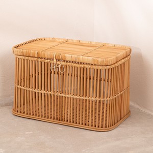 <b>Stackable</b> <b>storage</b> lidded <b>boxes</b> rattan cane trunk household box organiser chest hamper cheapest cost - Product Image 4