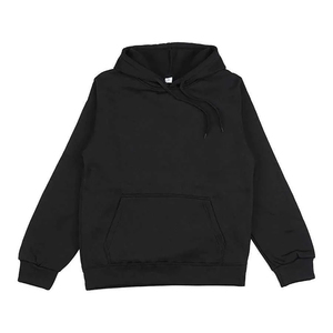 Sweat-shirt à capuche noir pour homme BRG, coupe classique, en molleton français, avec poche, 100% coton, tricoté, sweats à capuche et sweat-shirts pour homme - Product Image 1