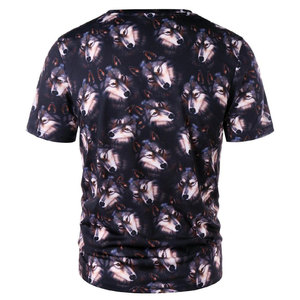 T-shirt Homme en Coton Tricoté Coupe Ample Col Rond Sublimation Respirant Anti-Plis Écologique – Meilleure Vente - Product Image 3