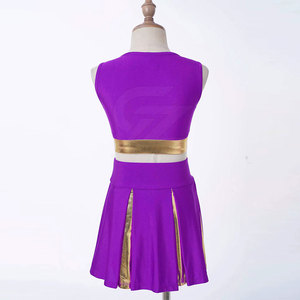Uniforme de Porristas de Alta Calidad de Secado Rápido para Mujeres Adultas, Ligero, de Color Sólido, 100% Poliéster, Hecho en Pakistán - Product Image 4