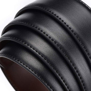 Prix de gros Nouvelle mode Ceinture en cuir véritable OEM pour hommes Nouvelle ceinture en cuir pour hommes sur mesure en couleur unie - Product Image 5
