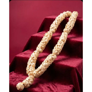 Guirnalda Artesanal de Madera Natural para Pooja y Bodas - Decoración Sagrada Ecológica - Product Image 3