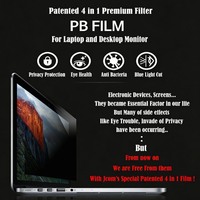 Filter Privasi Anti Spy untuk PC Laptop, keamanan pengguna, filter keamanan tempat kerja, kejernihan layar, penghalang privasi anti mata-mata