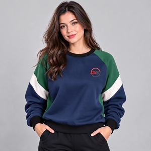 Sweat-shirt tendance pour femmes, conçu avec un tissu léger, sweat-shirt pour femmes au toucher doux, look élégant, sweat-shirt pour femmes - Product Image 4