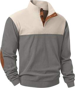 Sweat-shirt d'hiver pour homme 100 % polyester, coupe ample, coupe-vent, respirant, écologique, séchage rapide, avec impression de logo personnalisée – Meilleures ventes - Product Image 2