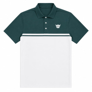 Chemise de golf Oxford unie à séchage rapide pour homme, coupe ample, respirante, manches courtes, impression numérique, service OEM - Product Image 4