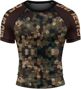 Wholesale Breathable Material Lightweight <b>Flexible</b> Movement Men Rash Guard Durable Fabric Stylish Fit Comfortable Custom - Product Image 3