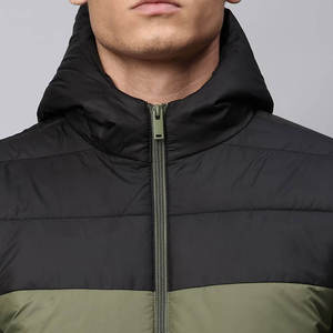 <b>Men</b> Hooded Quilted Bubble <b>Jacket</b> Waterproof 100% Polyester <b>Warm</b> Full Zip Lightweight Casual Winter Comfortable Regular Fit - Product Image 6