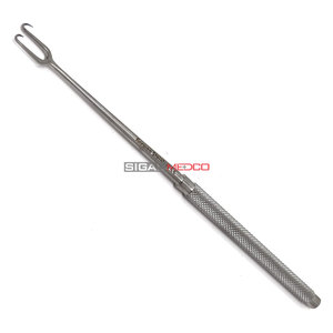 Retracteur de précision Joseph Skin Hook 6,25 po en acier inoxydable avec 2 pointes aiguisées de 2 mm de distance pour la dermatologie - Product Image 2