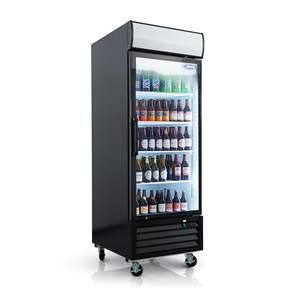 Refrigerador Comercial ORIKOOL de 19.3 Pies Cúbicos con Puerta de Vidrio, Exhibidor con Puerta Batiente, Congelador y Refrigerador para Exhibición en Tiendas - Product Image 1