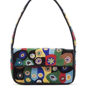 Sac à main pour femmes en résine perlée fait main TCE |   Portefeuille artisanal traditionnel pour femmes |   Accessoire de mode ethnique artisanal - Product Image 4