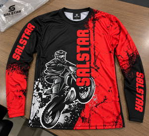 Conjunto de Jersey y Pantalones Rojos de Motocross Sublimados Personalizados, Equipamiento de Carreras de Motos, Ropa de Motocross MX, Ropa Deportiva OEM/ODM - Product Image 6