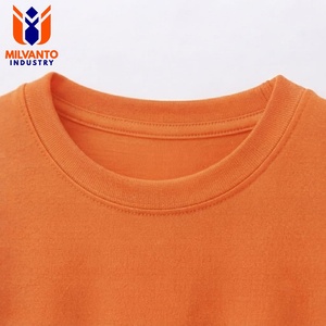 Men's 100% Cotton 200gsm Blank Short Sleeve O-Neck Rib <b>Collar</b> <b>T</b>-<b>shirt</b> | Soft Feel Breathable Anti-Pilling Regular Fit <b>T</b>-<b>shirt</b> - Product Image 4