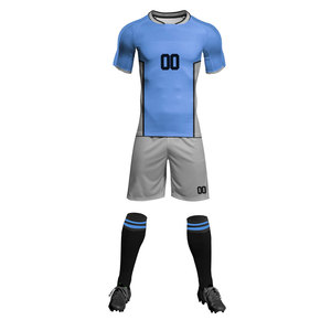 Conjunto de Fútbol para Hombre, Camiseta y Pantalones Cortos, Uniforme Deportivo para Clubes de Fútbol, Partidos, Torneos - Product Image 1