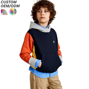 Sudadera con Capucha Personalizada con Logotipo, Ropa de Moda Unisex para Niños, Conjuntos Deportivos para Niños, Sudaderas Lisas de Algodón 100% - Product Image 5
