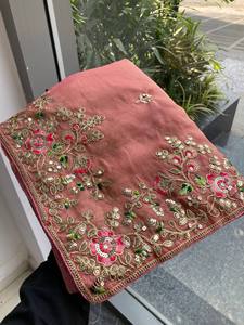 ชุดงานแต่งงานแบบพิเศษ ผ้าชีฟองนุ่มทันสมัย NxC Moss พร้อมงานปักลายฉลุ ขอบผ้า Aarco แห้งเร็ว - Product Image 4