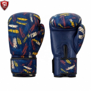 นวมชกมวยหนัง PU พิมพ์ลายแบบ Sublimation ปิดด้วยเวลโคร ระบายอากาศได้ดี สำหรับผู้ใหญ่ ใช้สำหรับฝึกซ้อม - Product Image 1