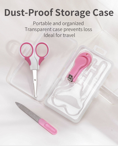 Factory Price Eco-Friendly Bamboo Case 4 in 1 Stainless Steel Manicure Kit Single Spring Sustainable <b>Nail</b> Care <b>Set</b> - Product Image 4