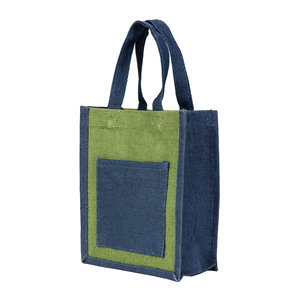 Sac en jute personnalisé avec 4 compartiments, élégant et écologique, idéal pour les cadeaux et les fêtes - Product Image 5