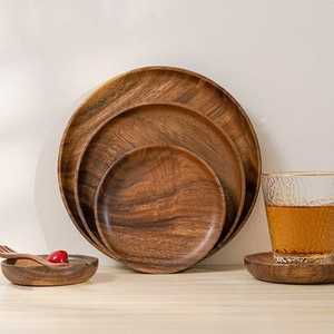 Luxury Handmade Mango Wood Charger Plate with Polished Finish Classic Design Eco-Friendly Microwave Safe Durable BPA Free - Product Image 4
