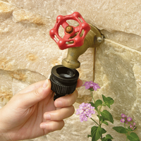 Ensemble d'adaptateurs de robinet en plastique ABS 3/4"-1" pour raccord rapide d'arrosage de jardin