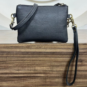 Nuevo diseño de loto rosa, Mini bolso cruzado de cuero de ante con herramientas manuales, bolso de mano de estilo Vintage para mujer de alta calidad, bolsos con cremallera - Product Image 5