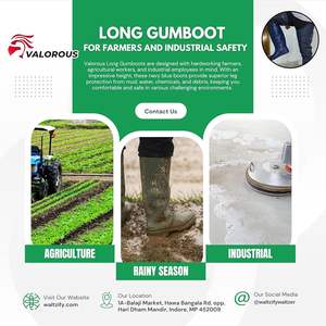 Bottes longues Waltzer India Farmer en acier doux, sans sangle, hauteur cuisse - Product Image 3