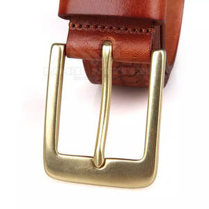 เข็มขัดหนังแท้สำหรับผู้ชาย ปรับได้ หัวเข็มขัดคลาสสิก ทันสมัย ทนทาน เหมาะสำหรับชุดลำลองและชุดทางการ อุปกรณ์เสริมสำหรับชุดแต่งกาย เข็มขัดหนังปรับได้สำหรับผู้ชาย - Product Image 5