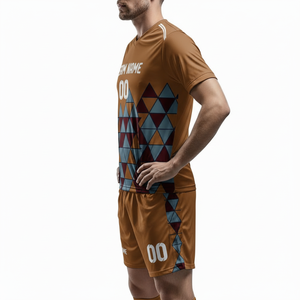 Maillot de football nouvelle saison 2026 à manches courtes, respirant, séchage rapide, antibactérien, pour adulte, fabriqué en usine - Product Image 3