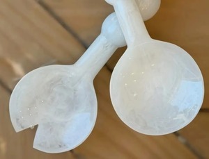 Cuillère de service réutilisable en résine artisanale de luxe TCE, couverts décoratifs haut de gamme, vaisselle personnalisable, cadeau pour la maison, la salle à manger, l'hôtel - Product Image 4