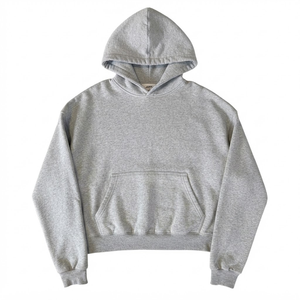<b>Wholesale</b> High Quality <b>Luxury</b> Boxy Custom logo 420G 500G Cotton Heavyweight Fleece <b>Blank</b> Oversized Unisex Plus Size Men'S <b>Hoodie</b> - Product Image 1