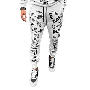 Survêtement de haute qualité en gros, 100% coton molletonné, vêtements de sport pour hommes, impression sérigraphique d'hiver, survêtement pour hommes - Product Image 5