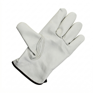 Gants de sécurité industriels certifiés CE en gros, taille XL, en cuir de chèvre, pour le travail et la construction, livraison rapide en Europe, certifiés EN388 - Product Image 2