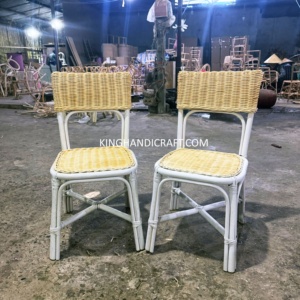 Chaises d'enfants en rotin tressé artisanales en gros pour événements, mobilier d'anniversaire en osier naturel pour fêtes d'enfants - Product Image 2
