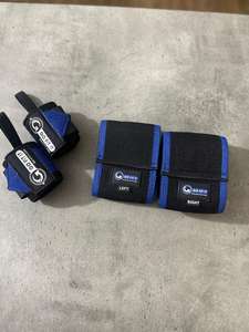 Ensemble de bandages de poignet et de manchons de compression pour la gym, en néoprène, élastique, réglable, antidérapant, léger - Product Image 2