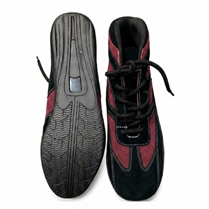 <b>Teal</b> Black Suede Leather Professional Motorsport Footwear With Ergonomic Go Kart Moto <b>Shoe</b> Racing Boot High Grip Sole Design - Product Image 3
