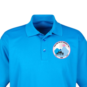 Camisa Polo para Hombre, Azul, con Logotipo Bordado, Manga Corta, Cuello Camisero, Mezcla de Algodón, Informal, para Negocios, Golf, Uniforme, Ropa Deportiva - Product Image 6
