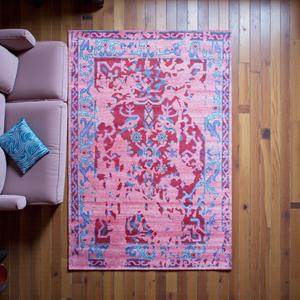 Tapis en laine noué à la main, design abstrait, tapis fait main, salon, chambre à coucher, décoration moderne pour la maison, poils épais - Product Image 5