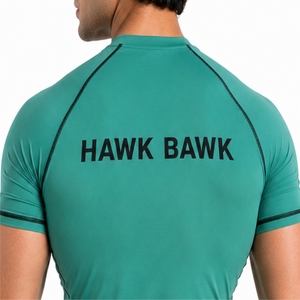 Camiseta de compresión de manga corta para hombre, de secado rápido, transpirable, ligera, atlética, para hombre. - Product Image 5