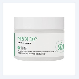 Crème pour le visage SS22 MSM 10% Revital Cream ghkcu, crème pour le visage pour hommes, crème hydratante pour le visage, crème régénérante pour le visage sam - Product Image 1