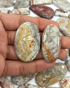 Natural Crazy Lace Agate Handmade Multi-Color Loose Pendant Customizable for Jewelry Making Bulk Lot Wholesale - Product Image 6