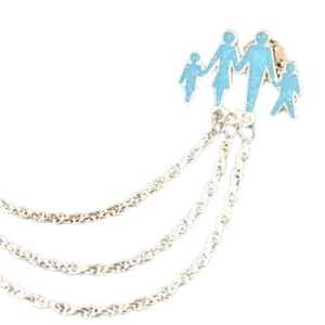 Ensemble Chapeau et Broche Jack and Jill pour Femme – Casquette Tendance avec Voile et Chaîne, Accessoire de Coiffure Déclaration - Product Image 4