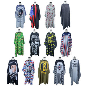 Capa de Barbero Clásica Marrón Personalizada para Corte de Cabello, Impermeable y Antiestática, con Impresión de Logotipo Personalizado OEM - Product Image 1