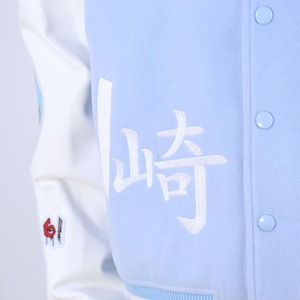 แจ็คเก็ตวาร์ซิตี้พรีเมียมสั่งทำพิเศษ แจ็คเก็ตเลตเตอร์แมนแฟชั่น ชุดสตรีทแวร์สุดเทรนดี้สำหรับผู้ชายและผู้หญิง พร้อมโลโก้สั่งทำ - Product Image 2