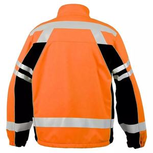 High Quality ANSI Class 2 Reflective Waterproof Winter <b>Worker</b> Safety <b>Jacket</b> with Custom Logo OEM Brand Wholesale - Product Image 2