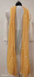Robe Abaya longue à manches longues pour femmes musulmanes, brodée, couleur unie, grande taille, tenue du Ramadan - Product Image 5